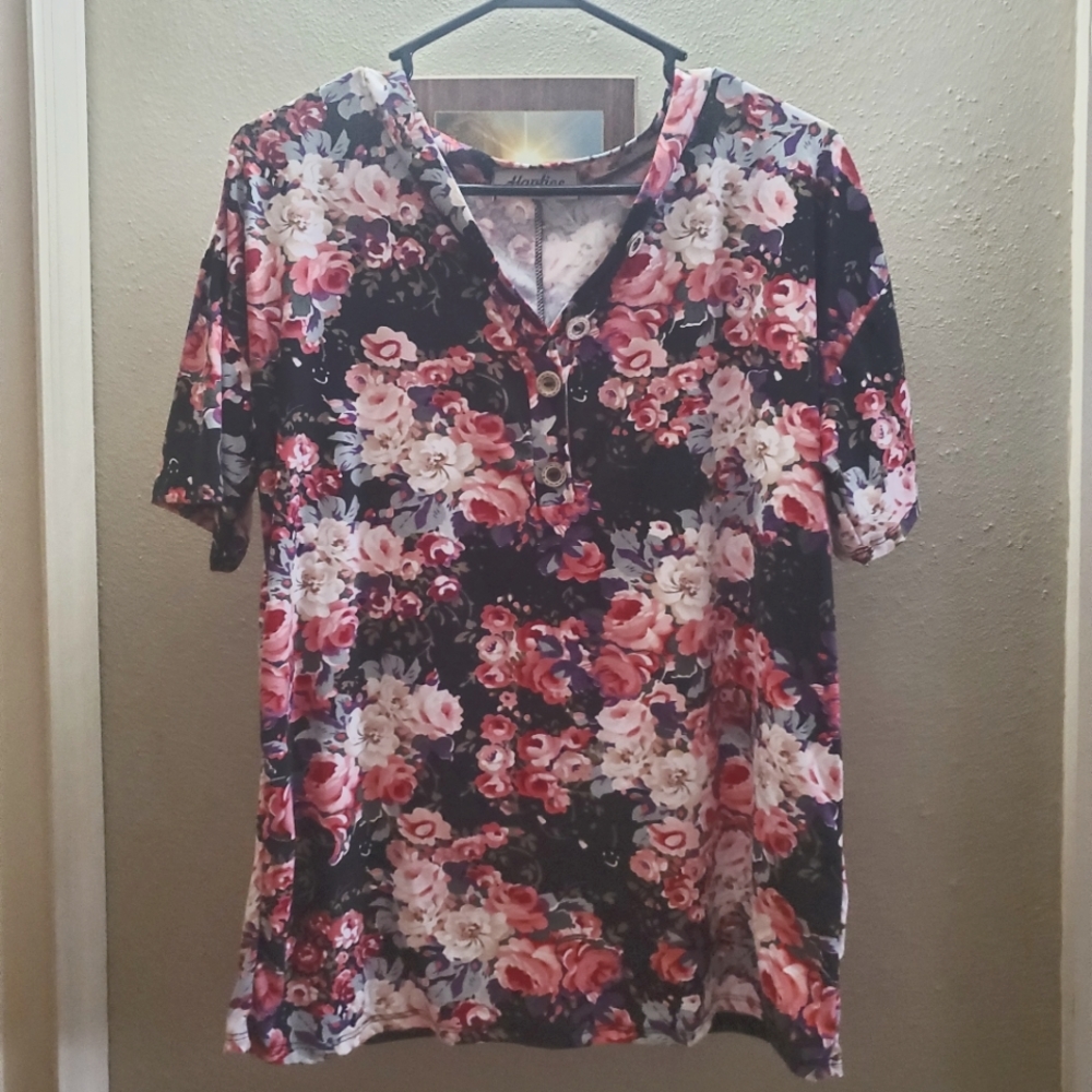 Haptics Floral Top - S